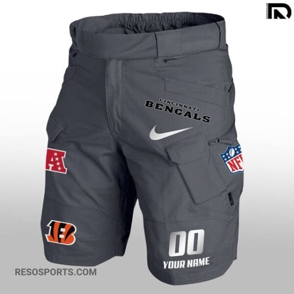 Cincinnati Bengals Limited Edition Front Pockets Men Shorts AMCFPMS000134 - Image 3
