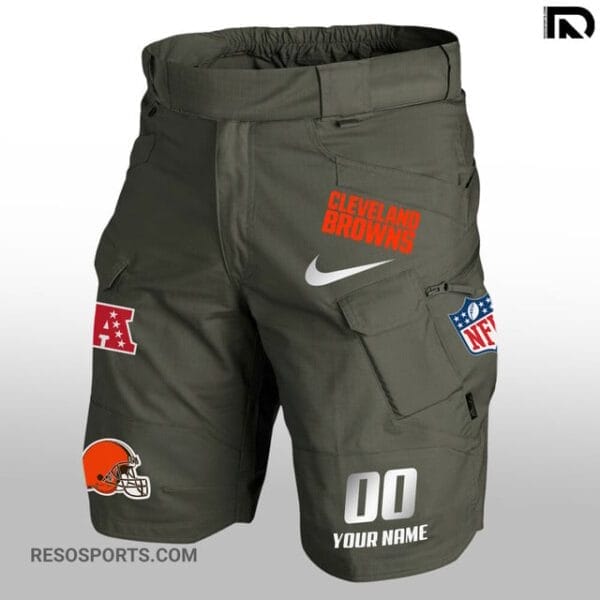 Cleveland Browns Limited Edition Front Pockets Men Shorts AMCFPMS000135 - Image 2
