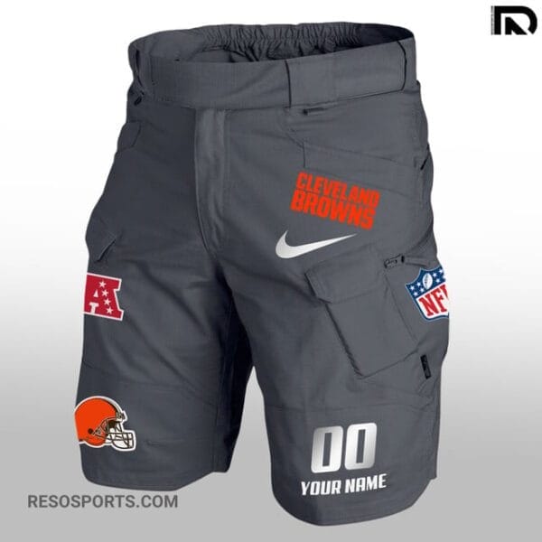 Cleveland Browns Limited Edition Front Pockets Men Shorts AMCFPMS000135 - Image 3