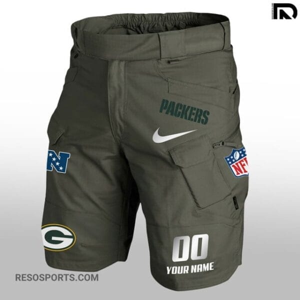 Green Bay Packers Limited Edition Front Pockets Men Shorts AMCFPMS000120 - Image 2