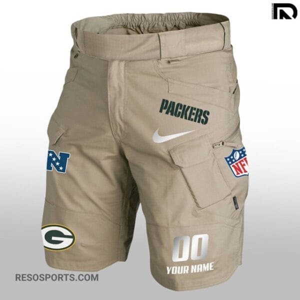 Green Bay Packers Limited Edition Front Pockets Men Shorts AMCFPMS000120 - Image 4