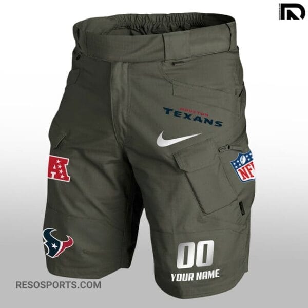 Houston Texans Limited Edition Front Pockets Men Shorts AMCFPMS000121 - Image 2