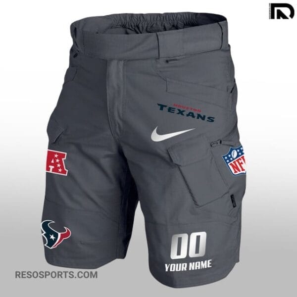 Houston Texans Limited Edition Front Pockets Men Shorts AMCFPMS000121 - Image 3