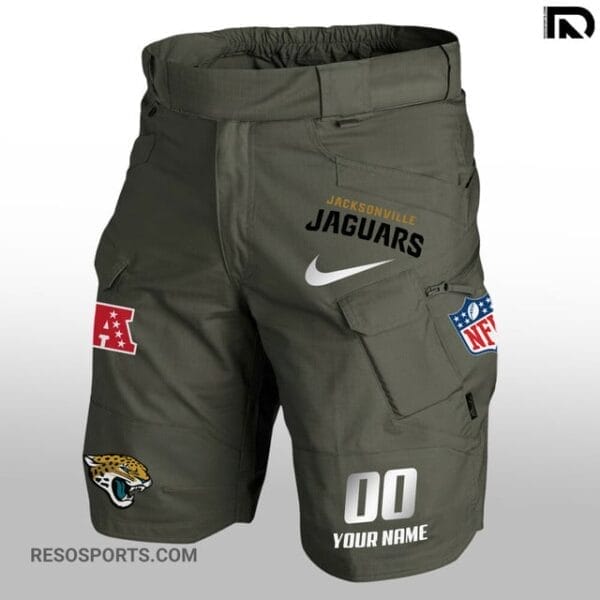 Jacksonville Jaguars Limited Edition Front Pockets Men Shorts AMCFPMS000123 - Image 2