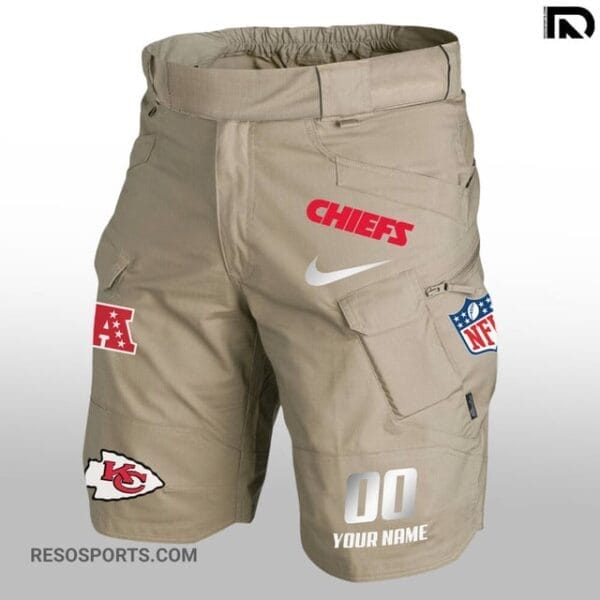 Kansas City Chiefs Limited Edition Front Pockets Men Shorts AMCFPMS000124 - Image 4