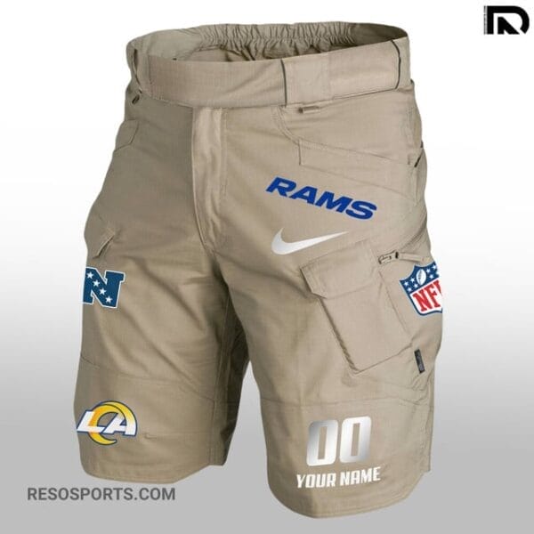 Los Angeles Rams Limited Edition Front Pockets Men Shorts AMCFPMS000127 - Image 4