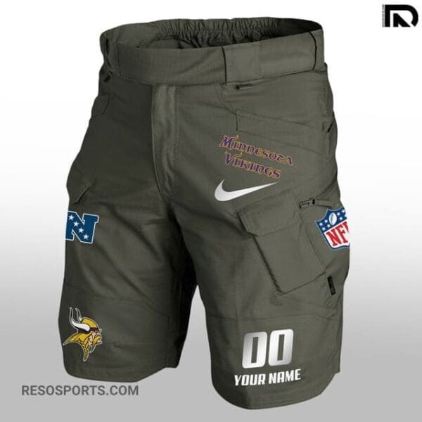Minnesota Vikings Limited Edition Front Pockets Men Shorts AMCFPMS000137 - Image 2