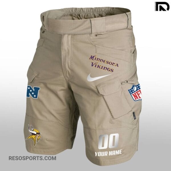 Minnesota Vikings Limited Edition Front Pockets Men Shorts AMCFPMS000137 - Image 4