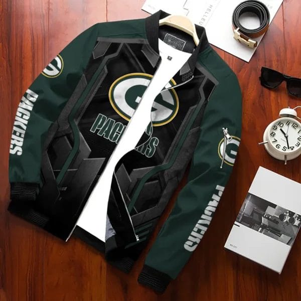 Green Bay Packers Bomber Jacket AZCBJ028 - Image 2