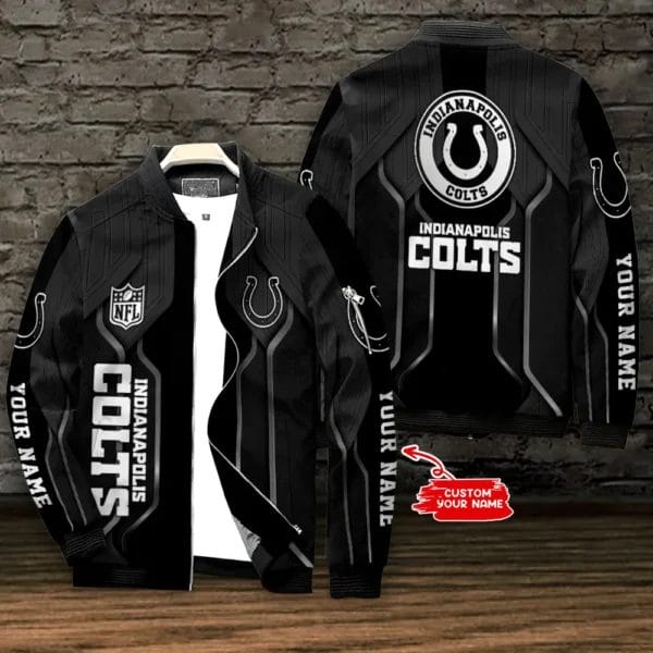 Indianapolis Colts Personalized Bomber Jacket AZCBJ053