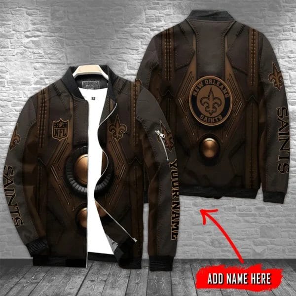 New Orleans Saints Personalized Bomber Jacket AZCBJ169