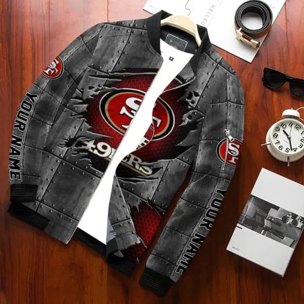 San Francisco 49ers Personalized Bomber Jacket AZCBJ183 - Image 3