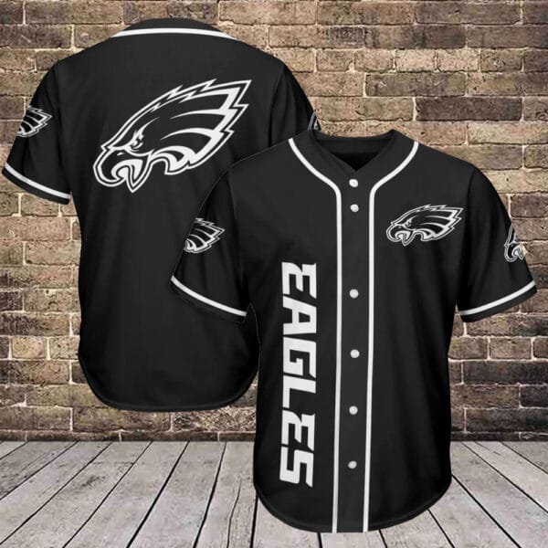 Philadelphia Eagles Baseball Jersey AZCBJS086