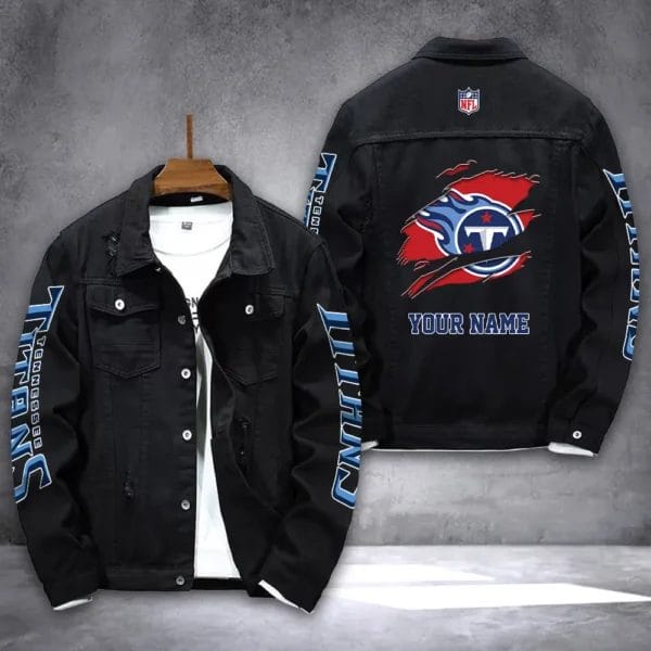 Tennessee Titans Personalized New Denim Jacket DJ00014 - Image 2
