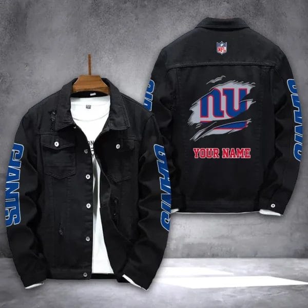 New York Giants Personalized New Denim Jacket DJ00019 - Image 2