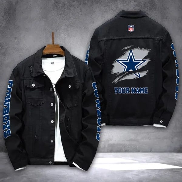 Dallas Cowboys Personalized New Denim Jacket DJ00020 - Image 2