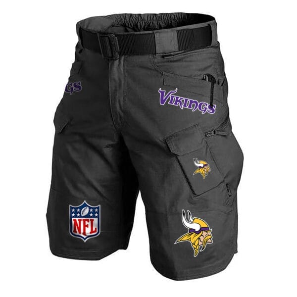 Minnesota Vikings Limited Edition Front Pockets Men Shorts - Belt Not Included AMCFPMS000084 - Image 3