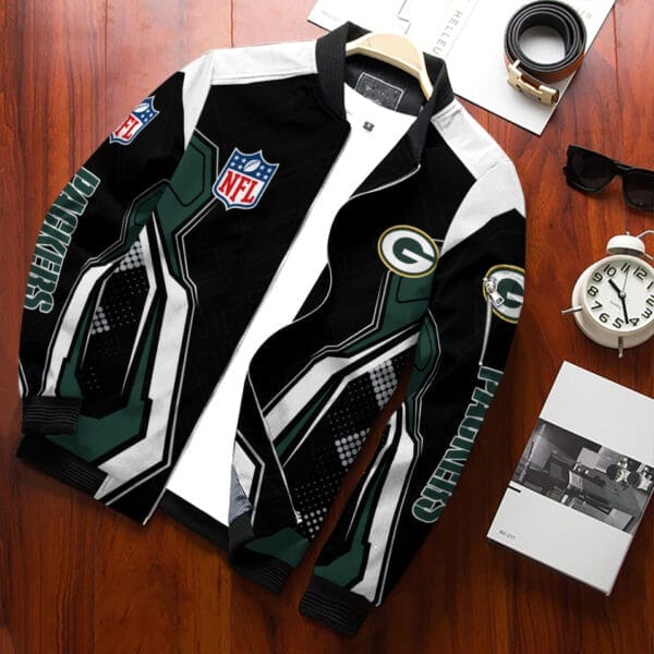 Green Bay Packers Personalized Bomber Jacket BGBBJ972 - Image 2