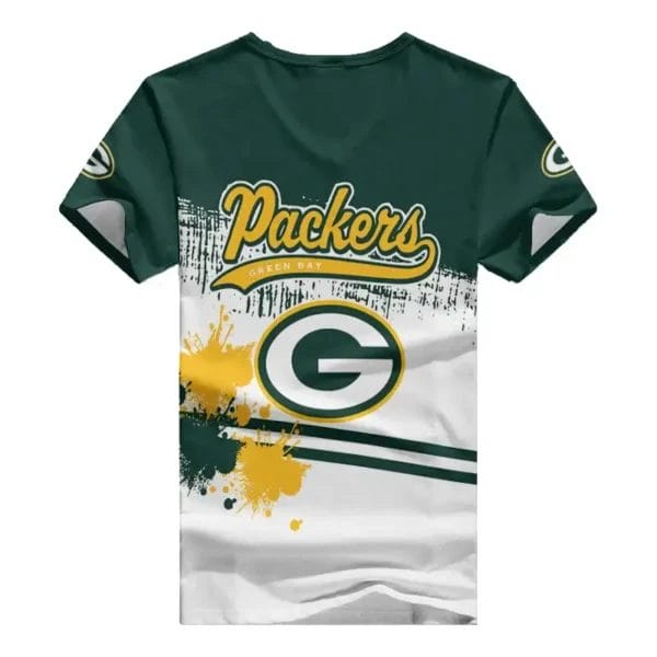 Green Bay Packers V-neck Women T-shirt BG626 - Image 2