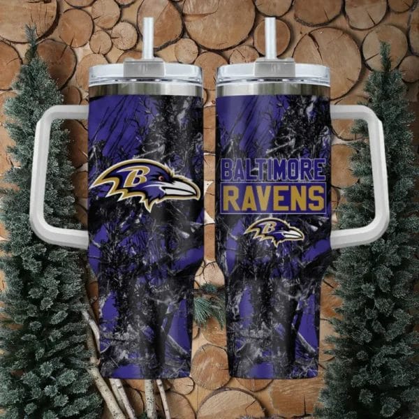 Baltimore Ravens 40oz Stanley Tumbler AZC40OZT024 - Image 2