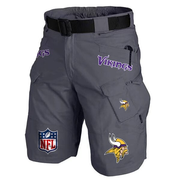 Minnesota Vikings Limited Edition Front Pockets Men Shorts - Belt Not Included AMCFPMS000084 - Image 4