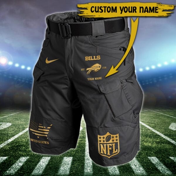 Buffalo Bills Limited Edition Front Pockets Men Shorts - Belt Not Included AMCFPMS000056 - Image 2