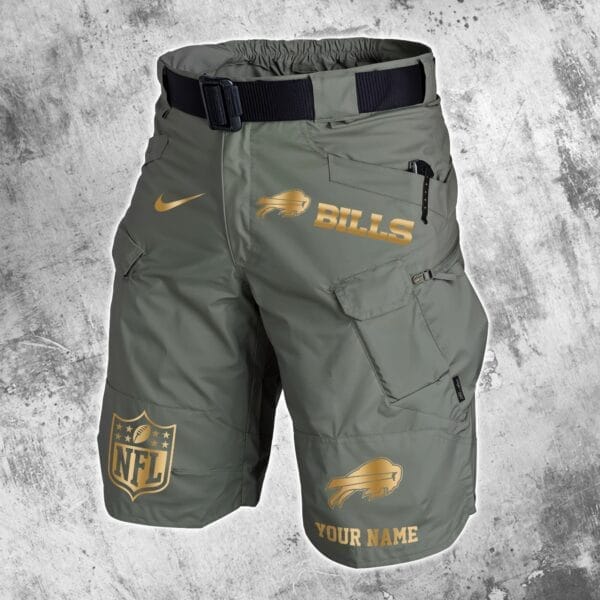 Buffalo Bills Limited Edition Front Pockets Men Shorts - Belt Not Included AMCFPMS000160 - Image 4