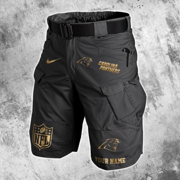 Carolina Panthers Limited Edition Front Pockets Men Shorts - Belt Not Included AMCFPMS000161