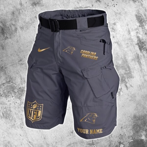 Carolina Panthers Limited Edition Front Pockets Men Shorts - Belt Not Included AMCFPMS000161 - Image 5