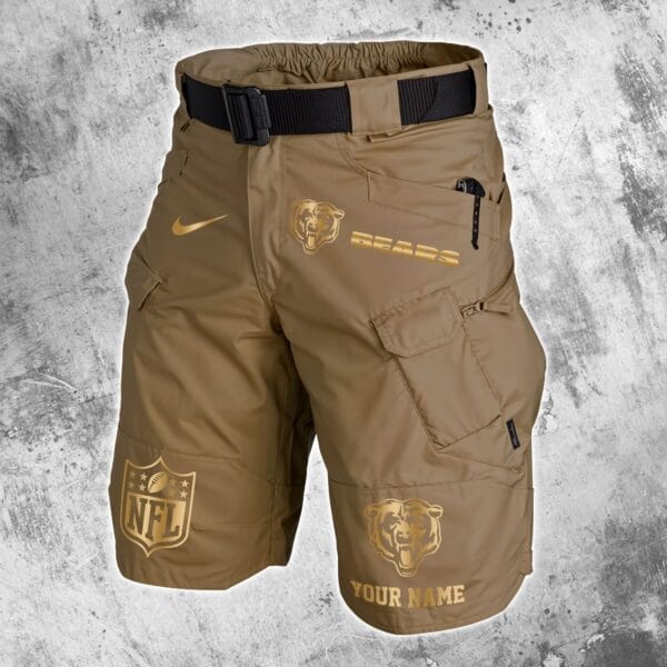 Chicago Bears Limited Edition Front Pockets Men Shorts - Belt Not Included AMCFPMS000002 - Image 2
