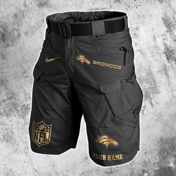 Denver Broncos Limited Edition Front Pockets Men Shorts - Belt Not Included AMCFPMS000006