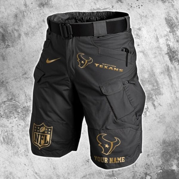 Houston Texans Limited Edition Front Pockets Men Shorts - Belt Not Included AMCFPMS000009