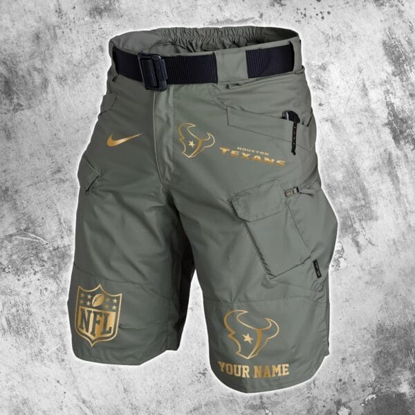 Houston Texans Limited Edition Front Pockets Men Shorts - Belt Not Included AMCFPMS000009 - Image 4