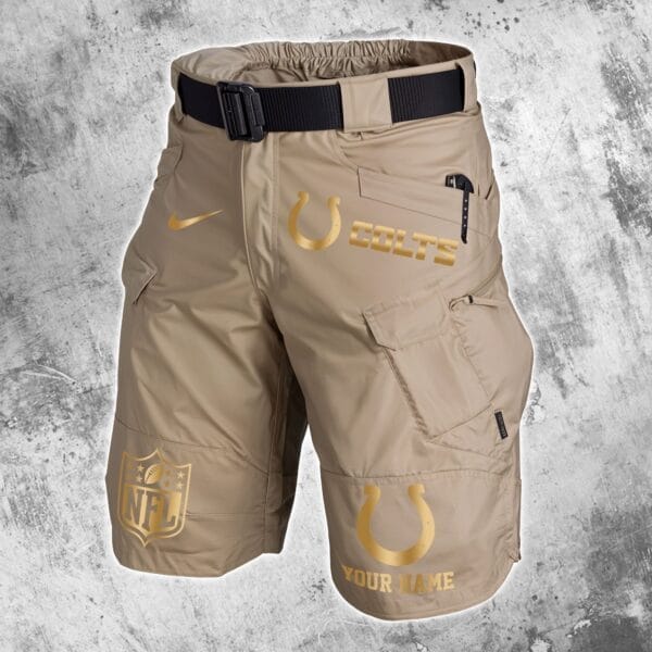 Indianapolis Colts Limited Edition Front Pockets Men Shorts - Belt Not Included AMCFPMS000010 - Image 3