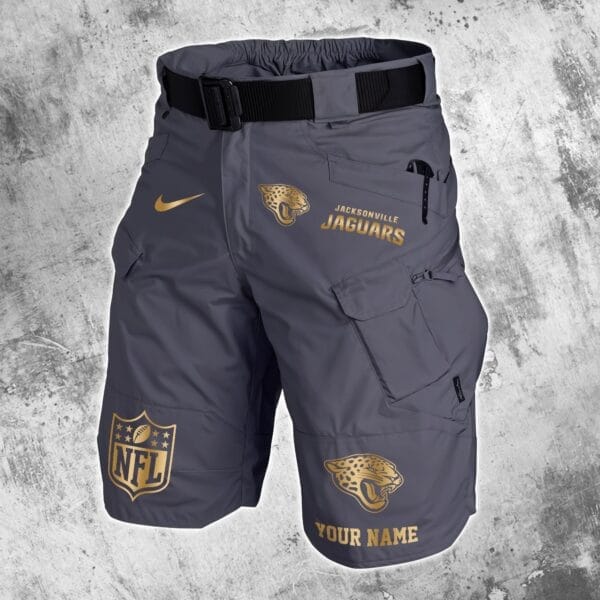 Jacksonville Jaguars Limited Edition Front Pockets Men Shorts - Belt Not Included AMCFPMS000011 - Image 5