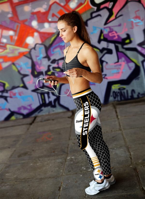 Pittsburgh Steelers Leggings AZCLG197 - Image 2