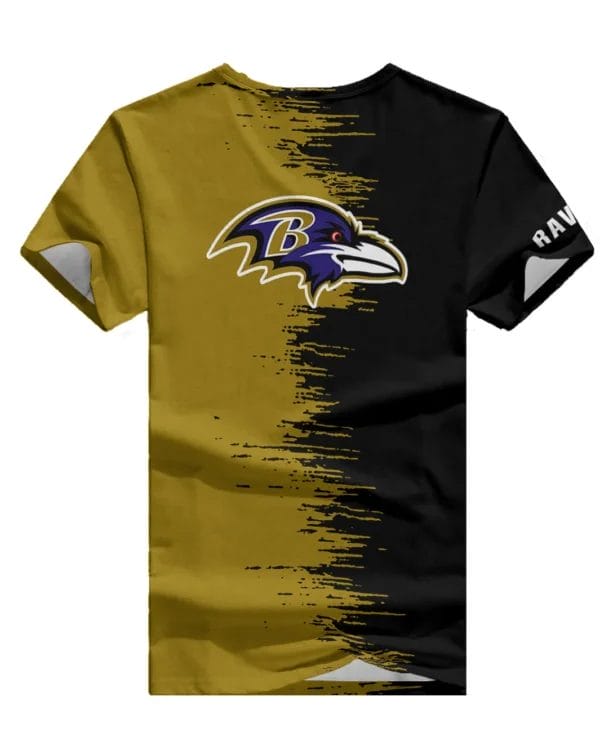 Baltimore Ravens Summer V-neck Women T-shirt BG26 - Image 6
