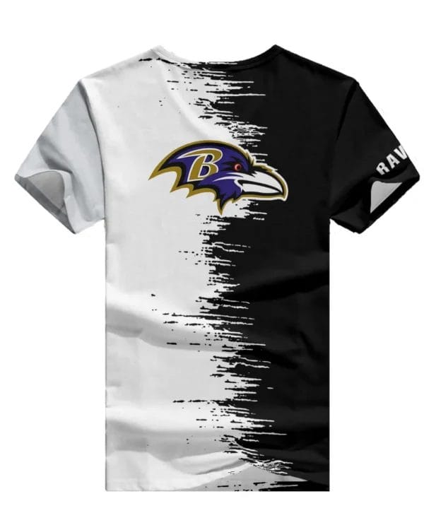 Baltimore Ravens Summer V-neck Women T-shirt BG26 - Image 4