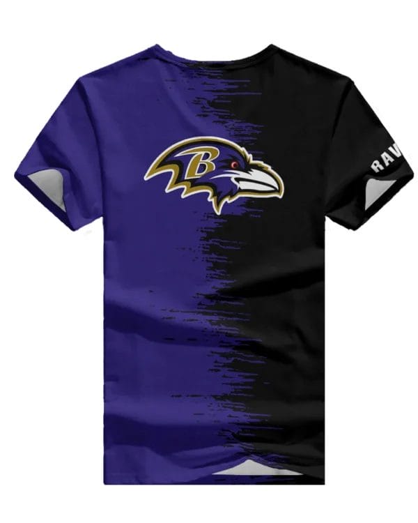 Baltimore Ravens Summer V-neck Women T-shirt BG26 - Image 2