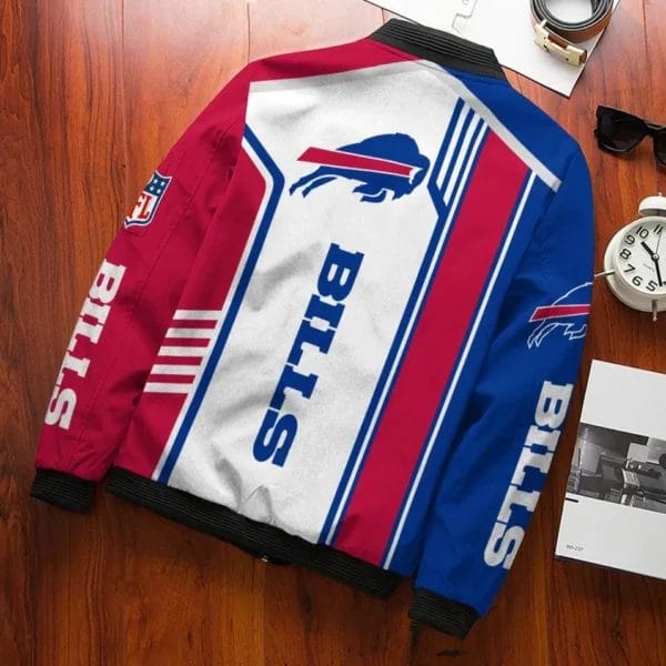 Buffalo Bills Bomber Jacket 338 - Image 2