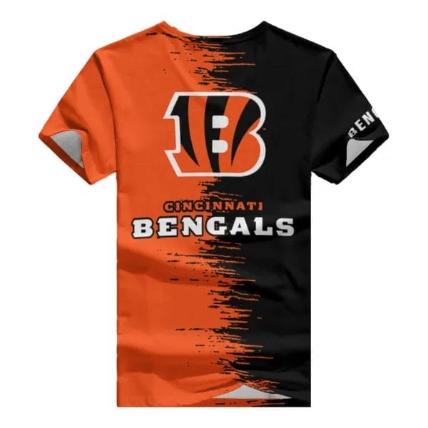 Cincinnati Bengals Summer V-neck Women T-shirt BG03 - Image 4