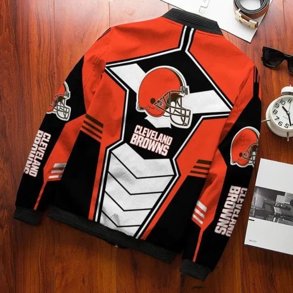 Cleveland Browns Bomber Jacket 254 - Image 2