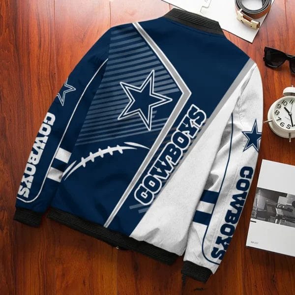 Dallas Cowboys Bomber Jacket BG132 - Image 3