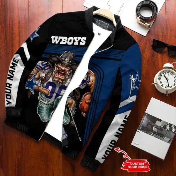 Dallas Cowboys Personalized Bomber Jacket BG572 - Image 2