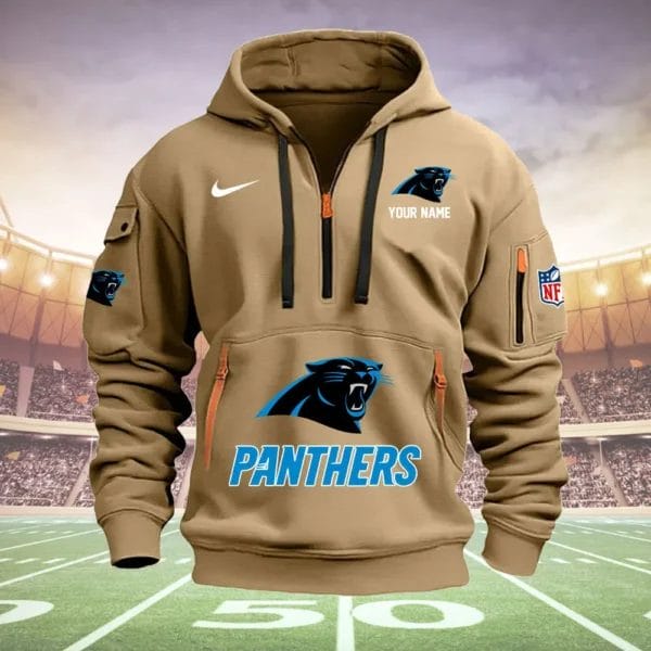 Carolina Panthers New Personalized Quarter Zip Hoodie Limited Edition AMACOQZH000030 - Image 3