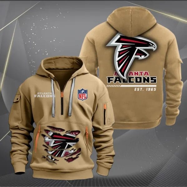Atlanta Falcons New Personalized Quarter Zip Hoodie Limited Edition AMACOQZH000096 - Image 4