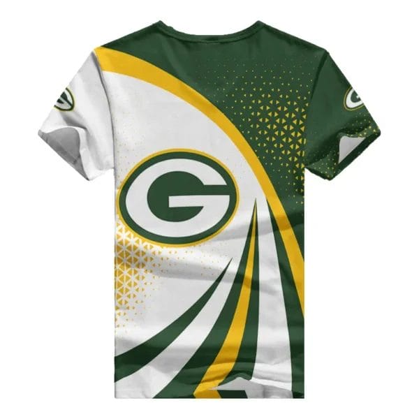 Green Bay Packers Personalized Summer V-neck Women T-shirt BG308 - Image 3
