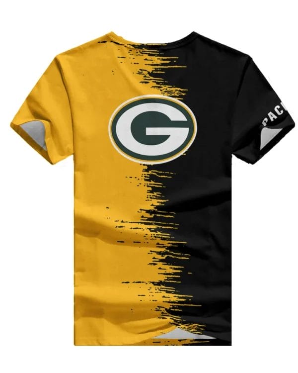 Green Bay Packers Summer V-neck Women T-shirt BG24 - Image 4