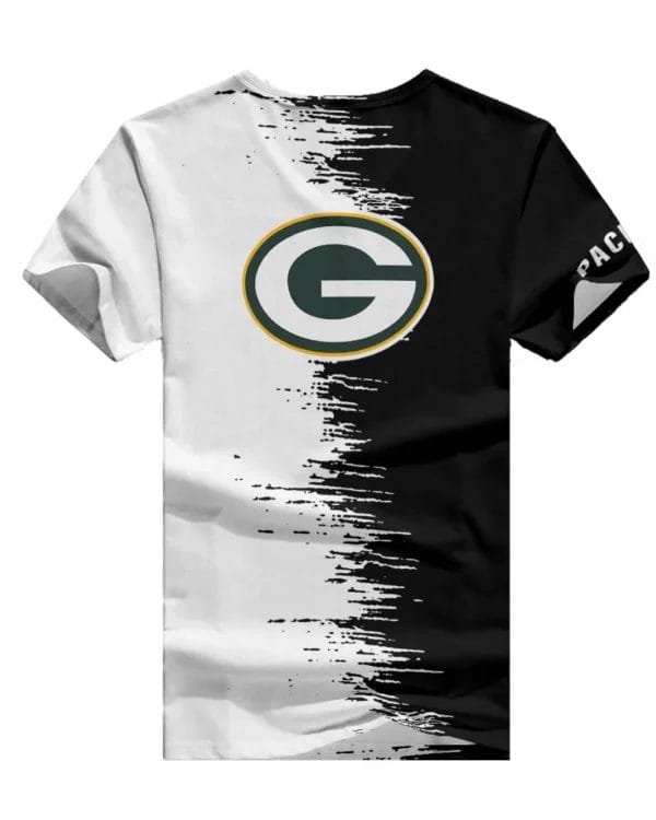 Green Bay Packers Summer V-neck Women T-shirt BG24 - Image 6