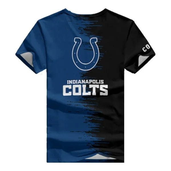 Indianapolis Colts Summer V-neck Women T-shirt BG05 - Image 2